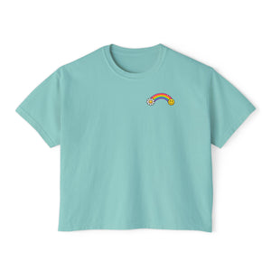 Graphic Tee — "I Don't Have the Energy to Pretend I Like You Today" Women's Boxy Shirt