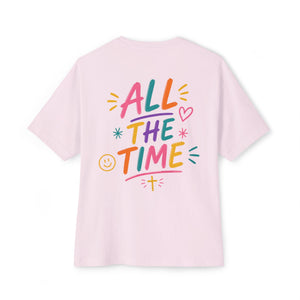 God Good All The Time Graphic Tee — Colorful Christian Faith Oversized T‑Shirt