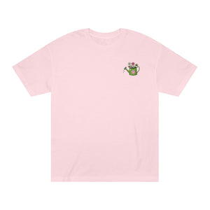 Plant Grow Tee – 'Plant Grow Good Seeds' Watering Can Flower T-Shirt