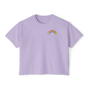 Graphic Tee — "I Don't Have the Energy to Pretend I Like You Today" Women's Boxy Shirt