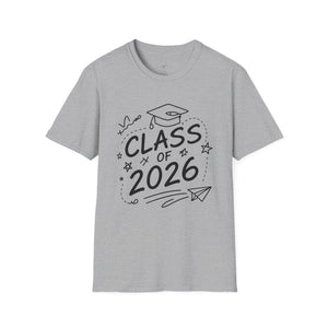 Class of 2026 Graduation T-Shirt — “The Adventure Begins Now” Senior Tee
