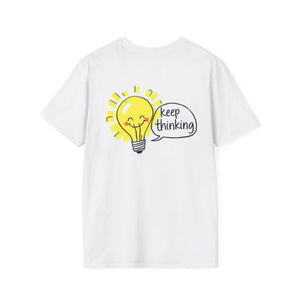 Keep Thinking Lightbulb T-Shirt — Positive Idea Graphic Tee