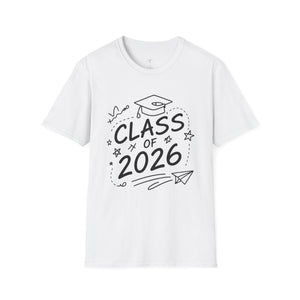 Class of 2026 Graduation T-Shirt — “The Adventure Begins Now” Senior Tee