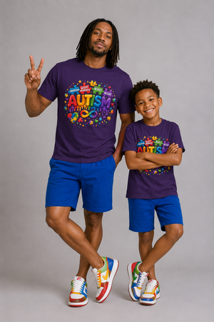 Autism Awareness Rainbow Tee — Acceptance Respect Celebrate T-Shirt