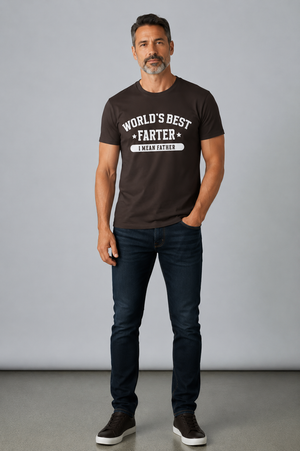 Funny 'World's Best Farter — I Mean Father' T-Shirt