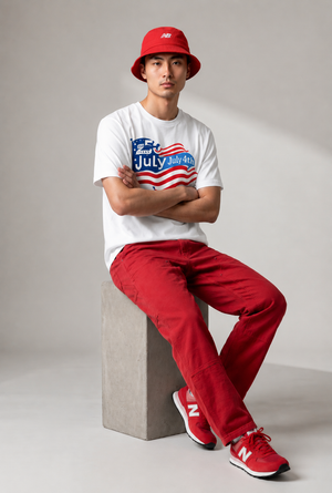 July 4th Flag T-Shirt — Patriotic Independence Day Tee