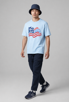 July 4th Flag T-Shirt — Patriotic Independence Day Tee