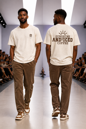 T-Shirt — Sunshine and Iced Coffee Graphic Tee