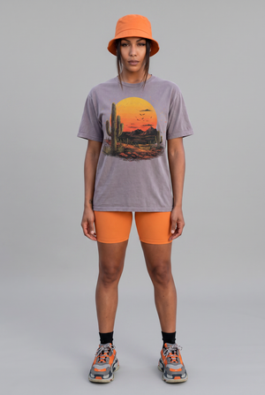 Vintage Desert Sunset Crewneck Tee