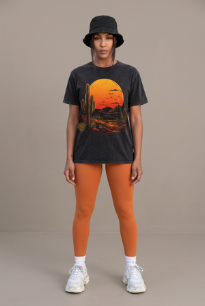Vintage Desert Sunset Crewneck Tee