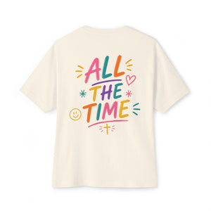 God Good All The Time Graphic Tee — Colorful Christian Faith Oversized T‑Shirt