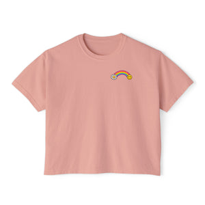 Graphic Tee — "I Don't Have the Energy to Pretend I Like You Today" Women's Boxy Shirt