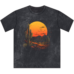 Vintage Desert Sunset Crewneck Tee