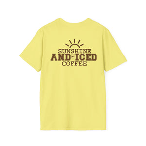 T-Shirt — Sunshine and Iced Coffee Graphic Tee