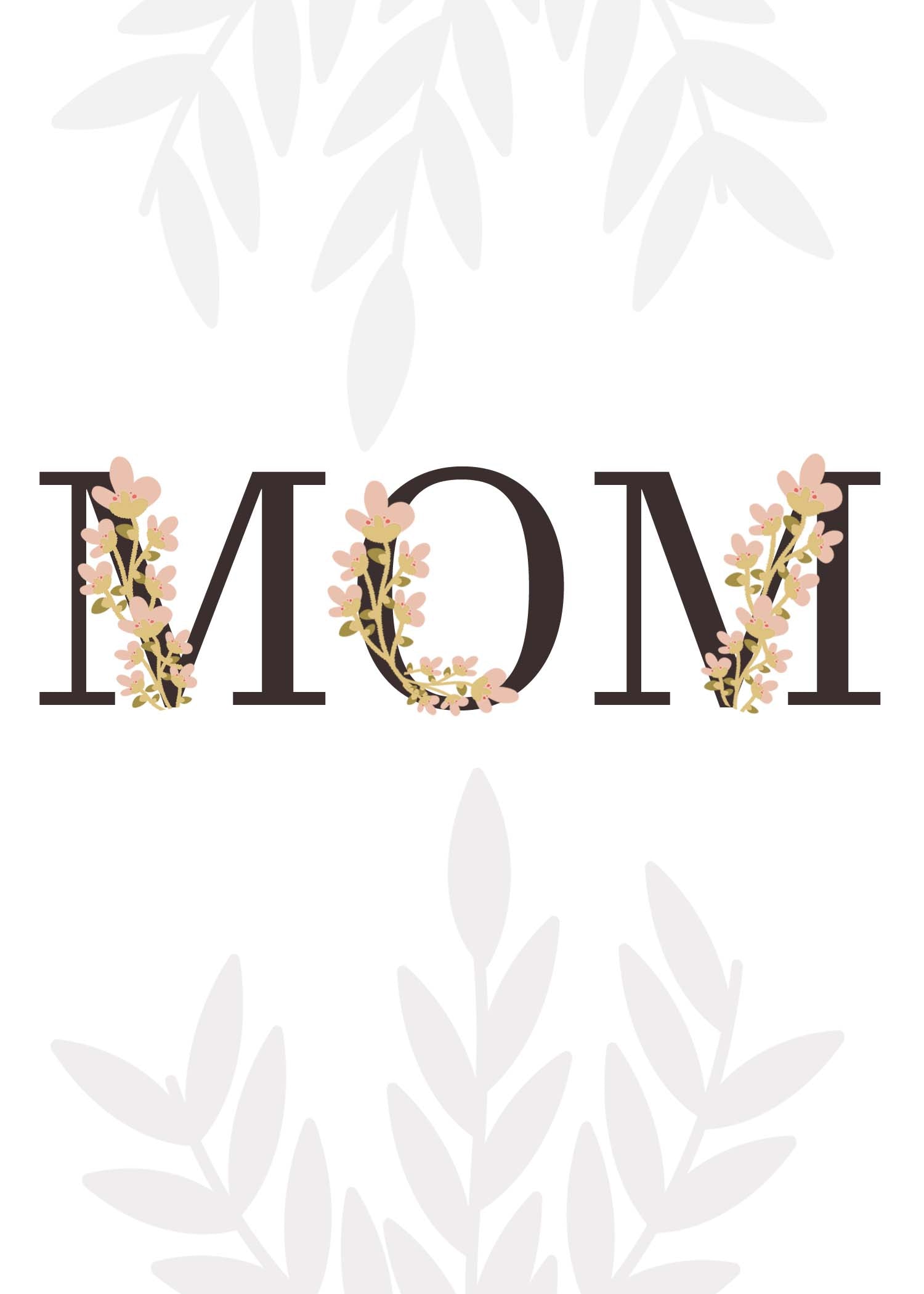 Mom -Card
