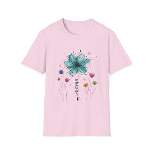 Floral 'Mama' Tee — Watercolor Bloom Mother's Day T-Shirt