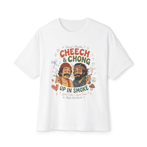 Vintage Stoner Graphic Tee — "Up in Smoke" Retro Comedy Design