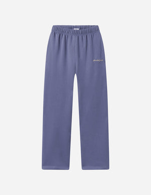 Basics Plum Wide Leg Sweatpant