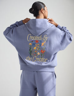 Created by the Creator Plum Full-Zip Hoodie