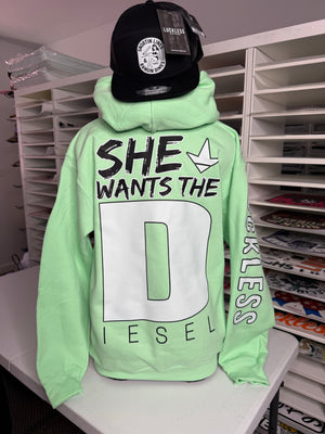 She Wants the Diesel Hoodie