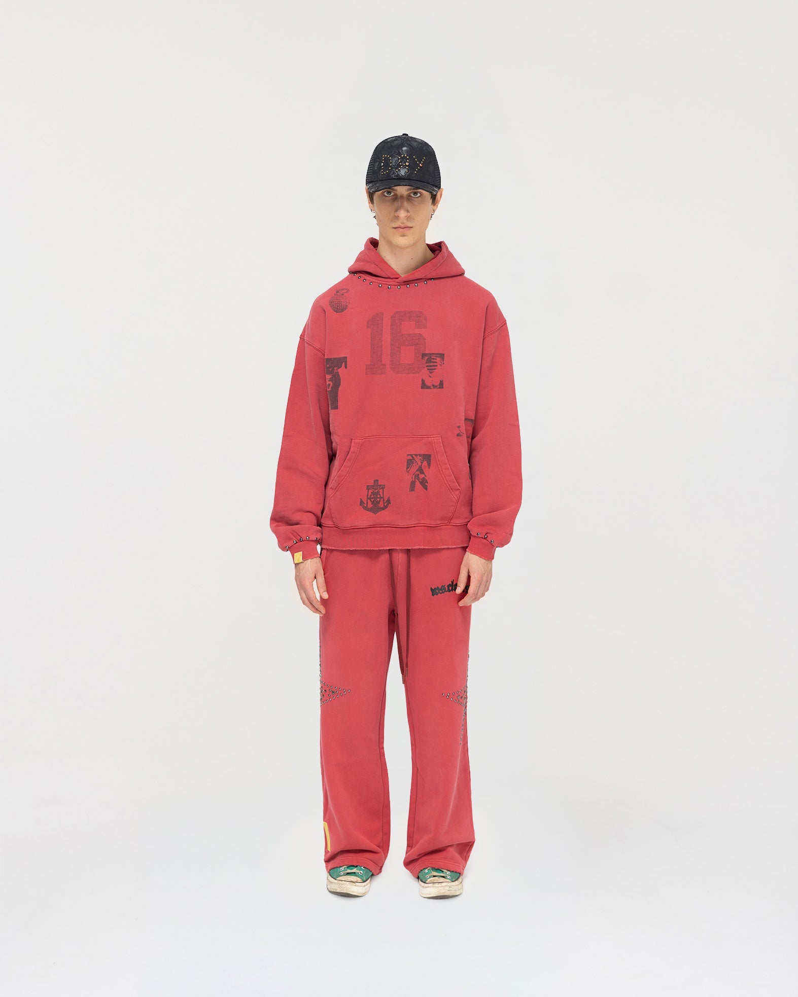 History Studded Hoodie