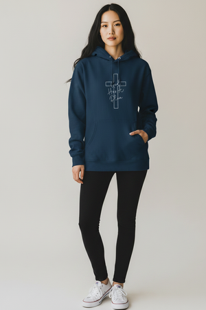 Religious Hoodie — "God Has a Plan" Jeremiah 29:11 Cross Pullover