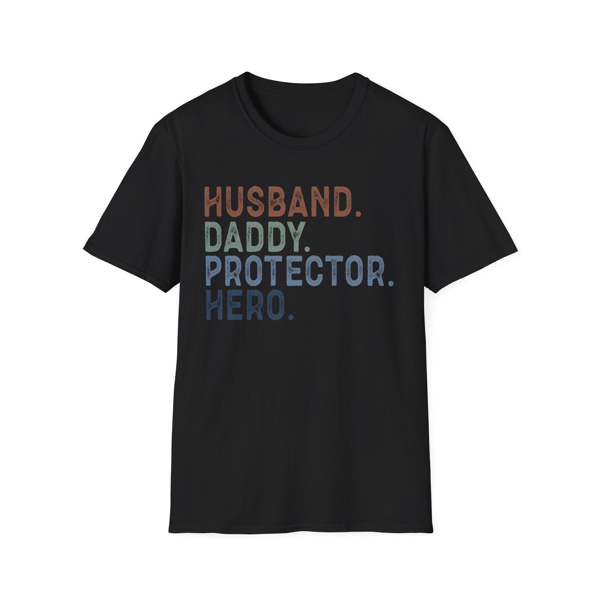 Husband Daddy Protector Hero T-Shirt — Fathers Day Gift Tee