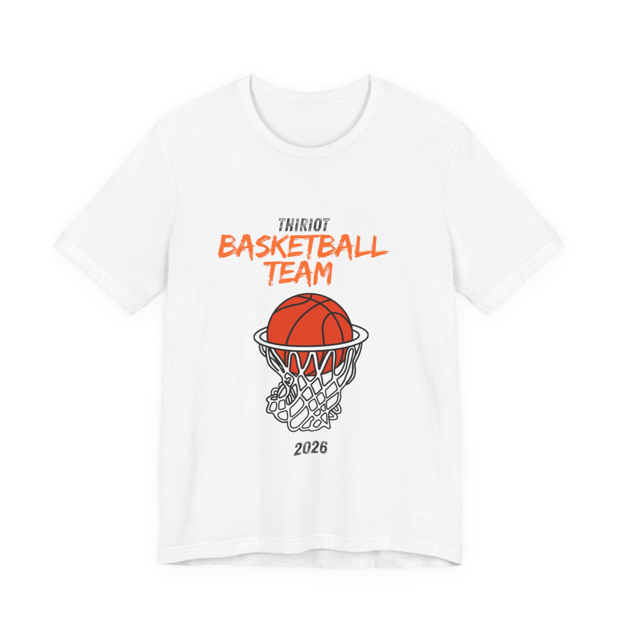 Basketball Team Tee — 'Thiriot Basketball Team 2026' Short Sleeve Shirt