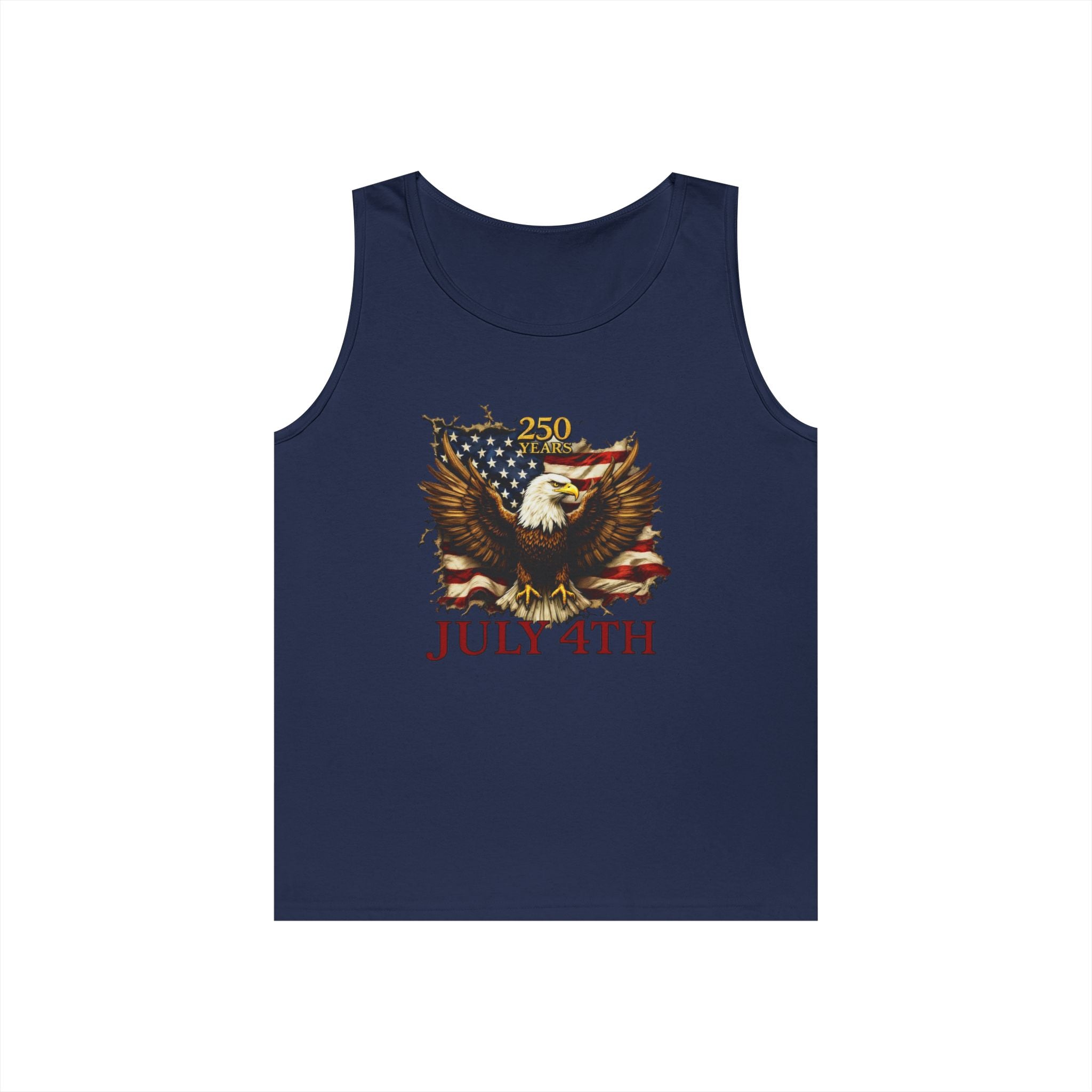 July 4th Eagle Tank Top — Patriotic American Flag Independence Day Shirt