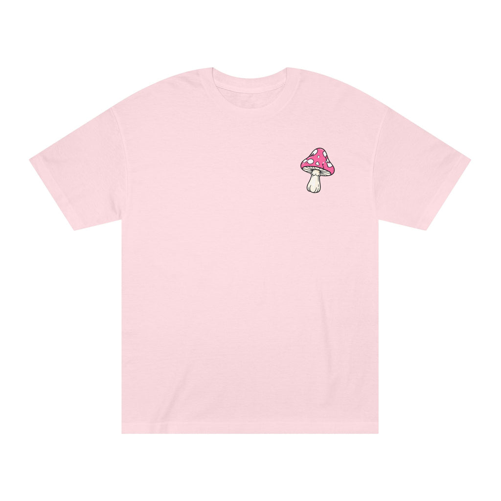 Higher Thoughts T-Shirt — Retro Daisy, Mushroom & Smiley Graphic Tee