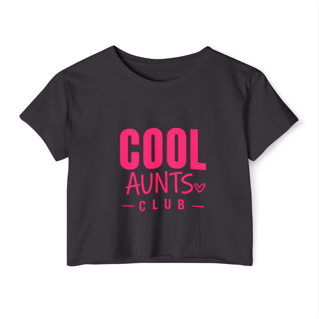 Cool Aunts Club Crop Top — Women's Festival Graphic Tee