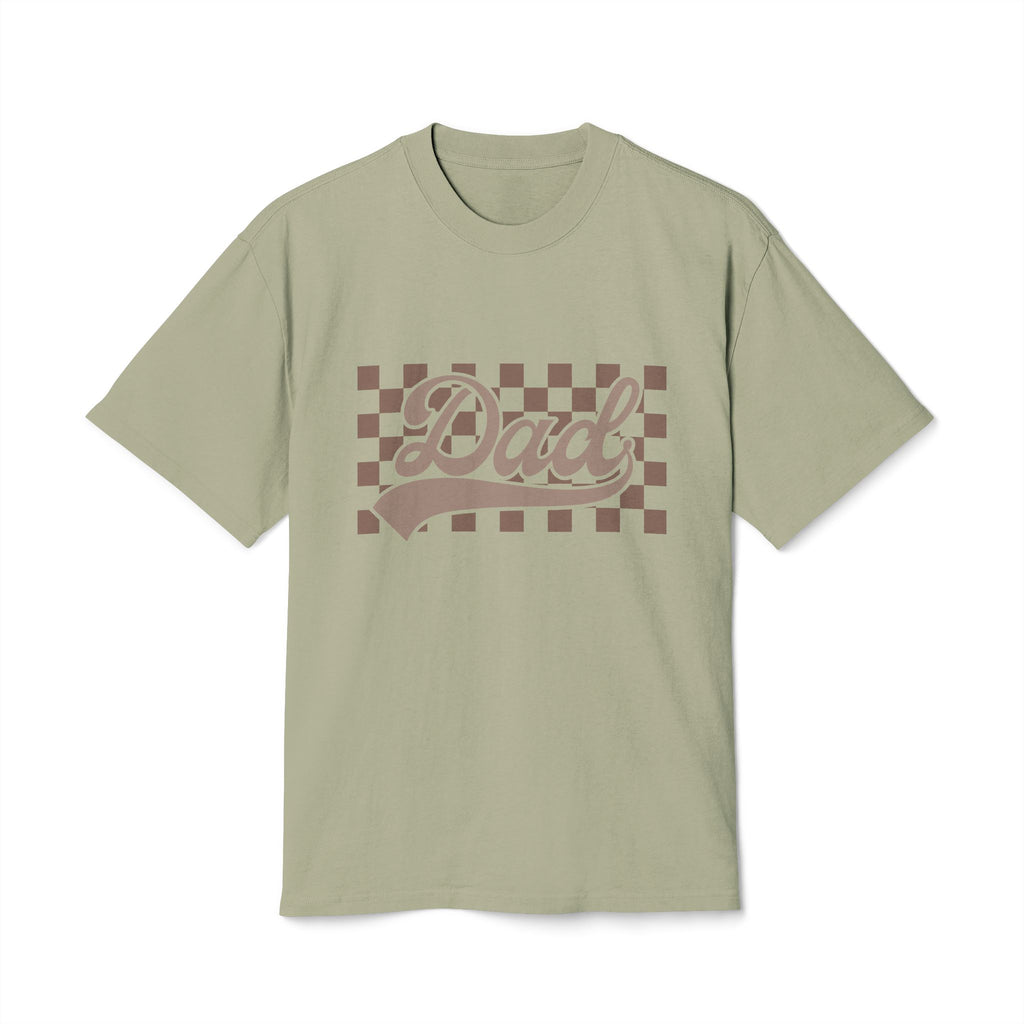 Dad Vintage Checkered Tee — Retro Father's Day Shirt