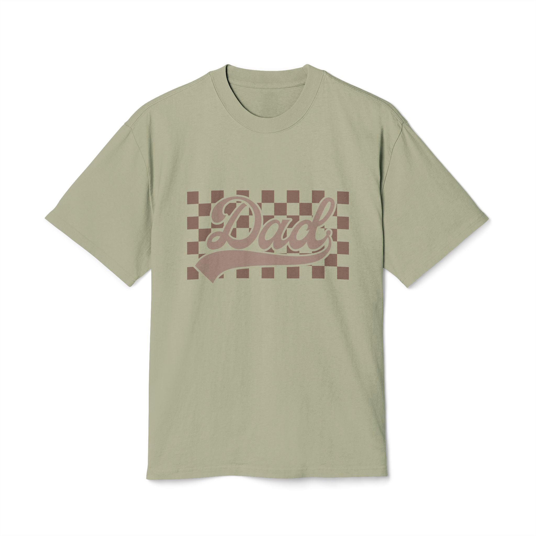 Dad Vintage Checkered Tee — Retro Father's Day Shirt