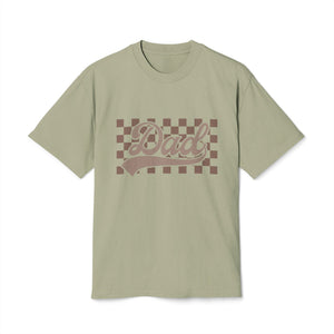 Dad Vintage Checkered Tee — Retro Father's Day Shirt