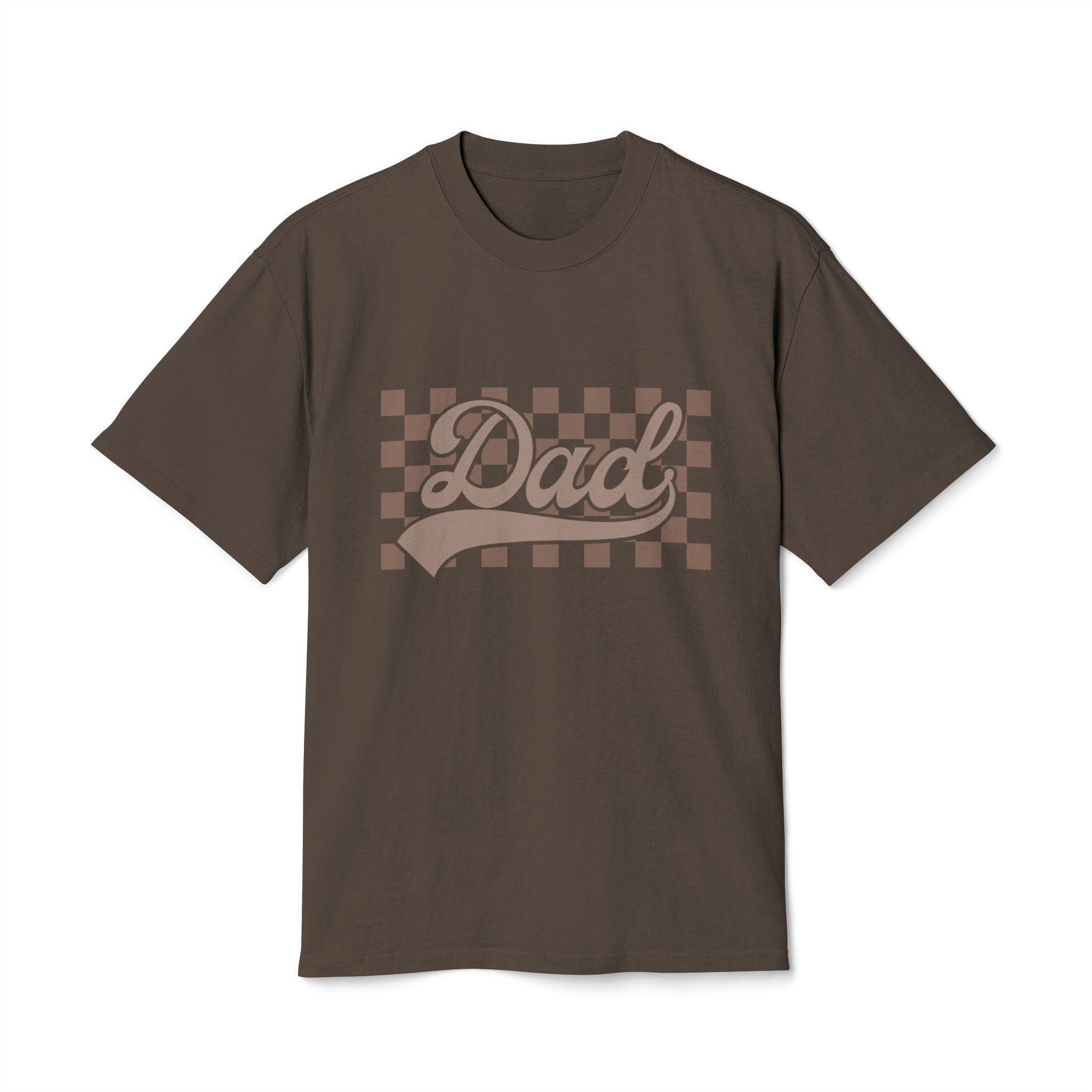 Dad Vintage Checkered Tee — Retro Father's Day Shirt