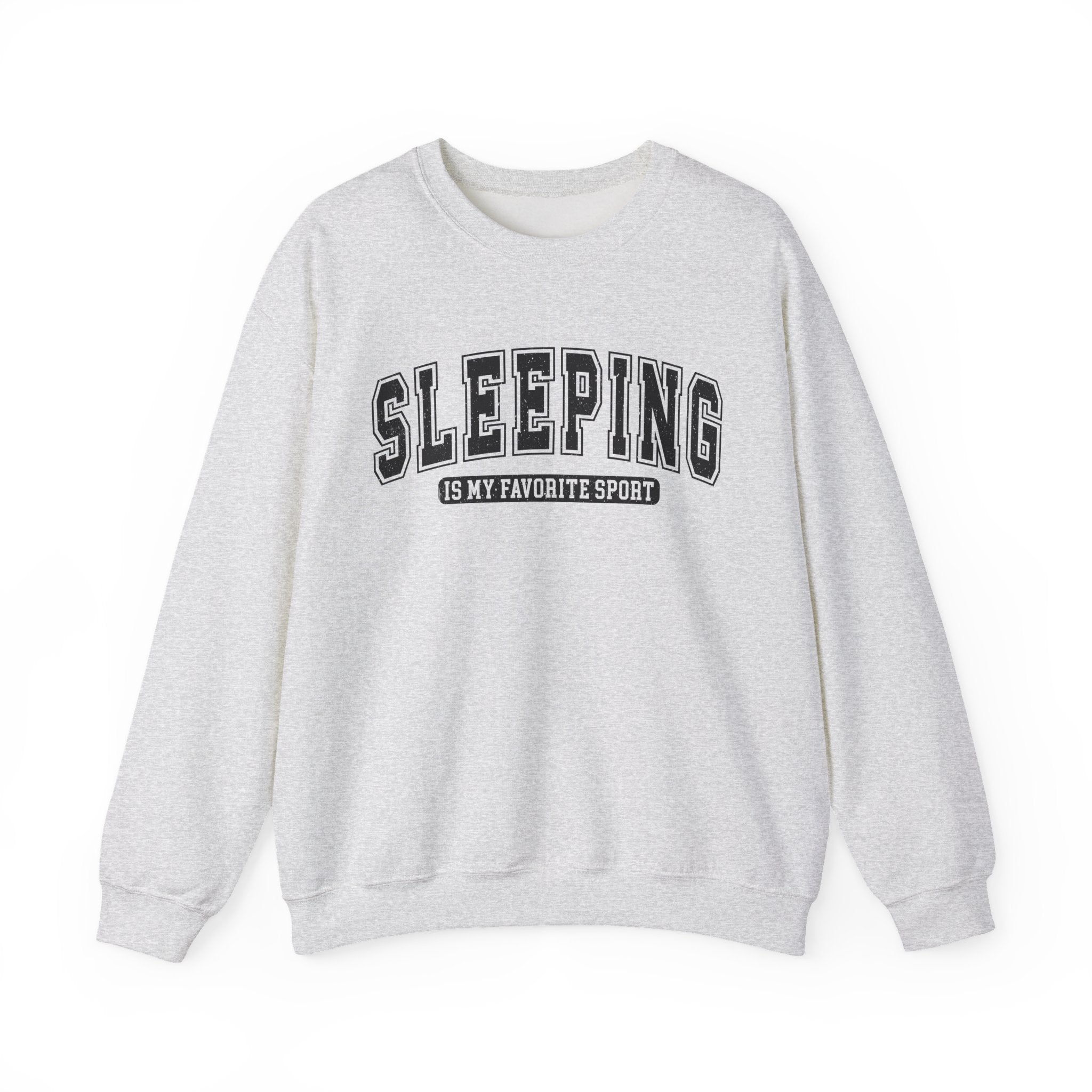 Sleeping Is My Favorite Sport Sweatshirt — Cozy Graphic Crewneck