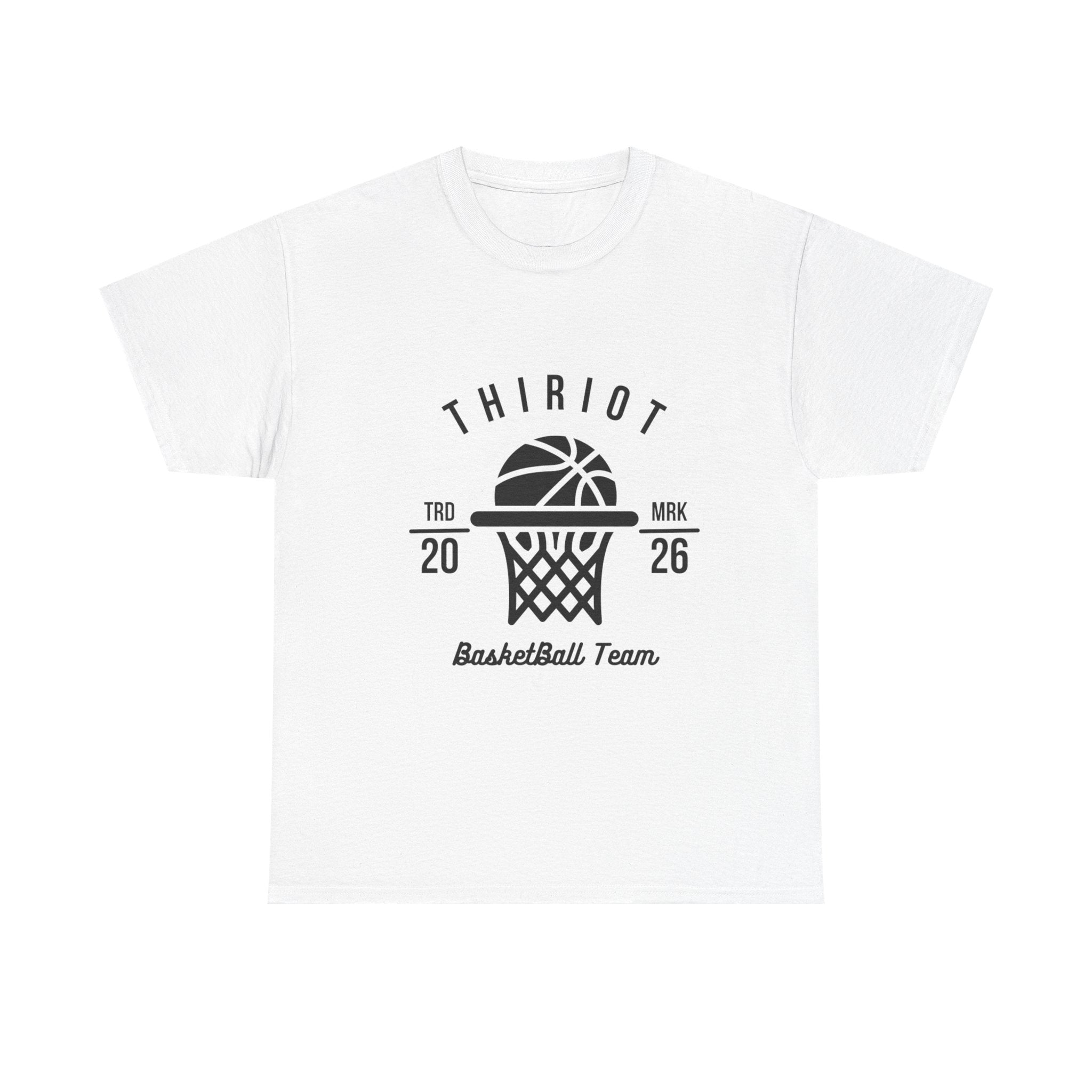 Basketball Team T-Shirt — Thiriot 2026 Hoop Logo