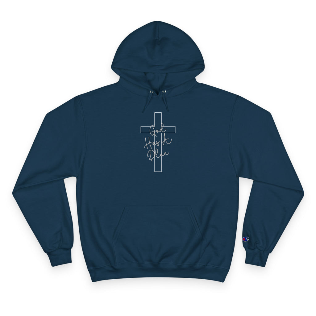 Religious Hoodie — "God Has a Plan" Jeremiah 29:11 Cross Pullover