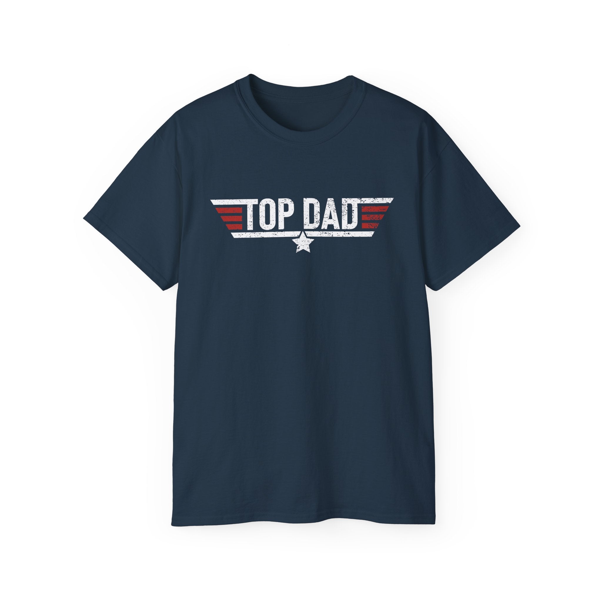 Top Dad Tee — Vintage Military Pilot-Inspired Father's Day T-Shirt