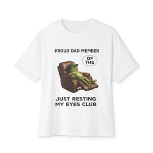 Just Resting My Eyes Club Tee — Proud Dad Member Graphic T‑Shirt