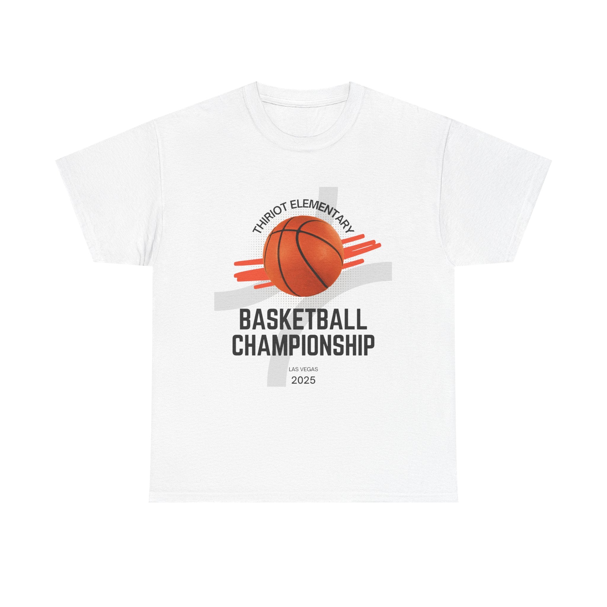 Basketball Championship Tee — Thront Elementary 2025 School Team Shirt