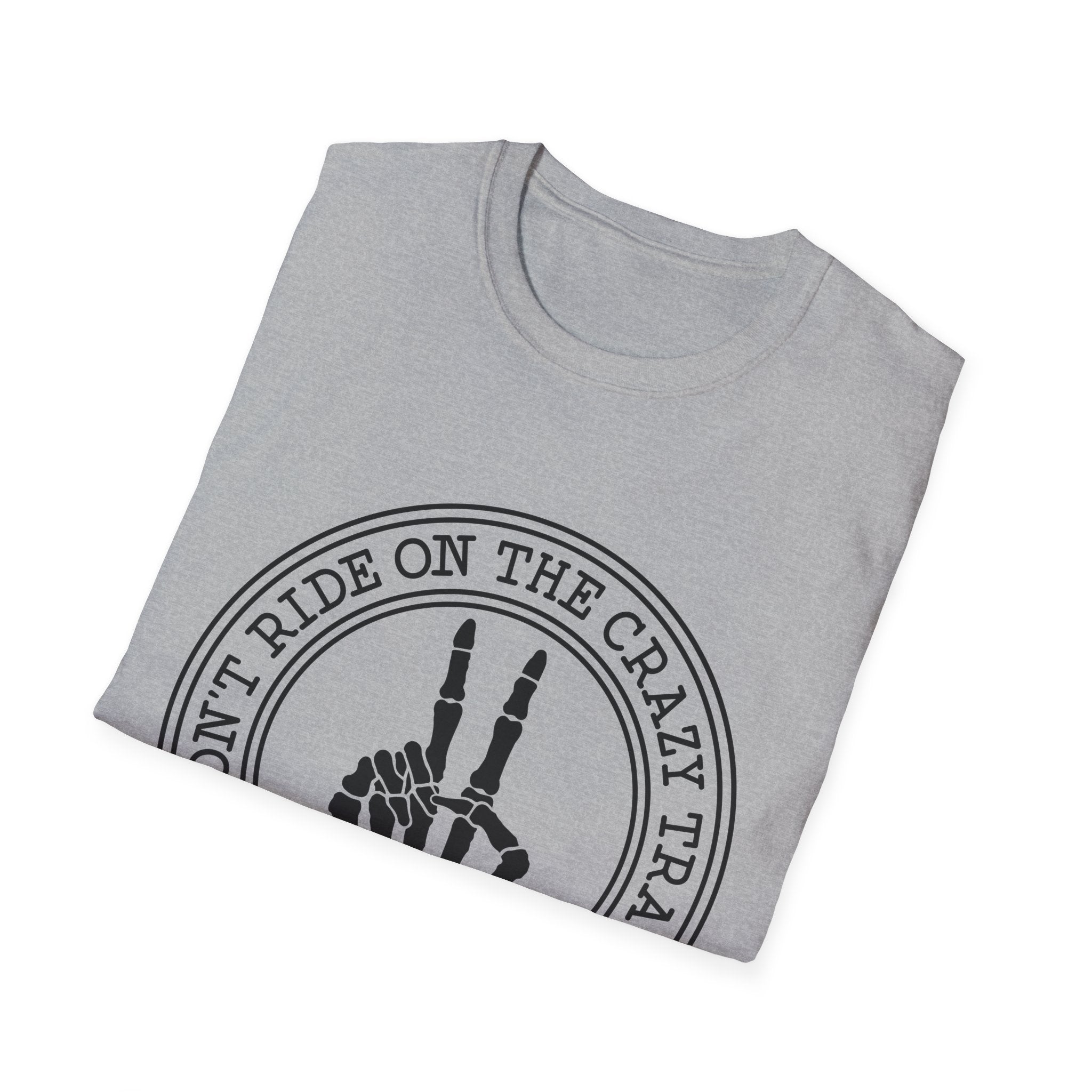 I Don’t Ride On The Crazy Train I Drive It T-Shirt — Funny Rock Skull Tee