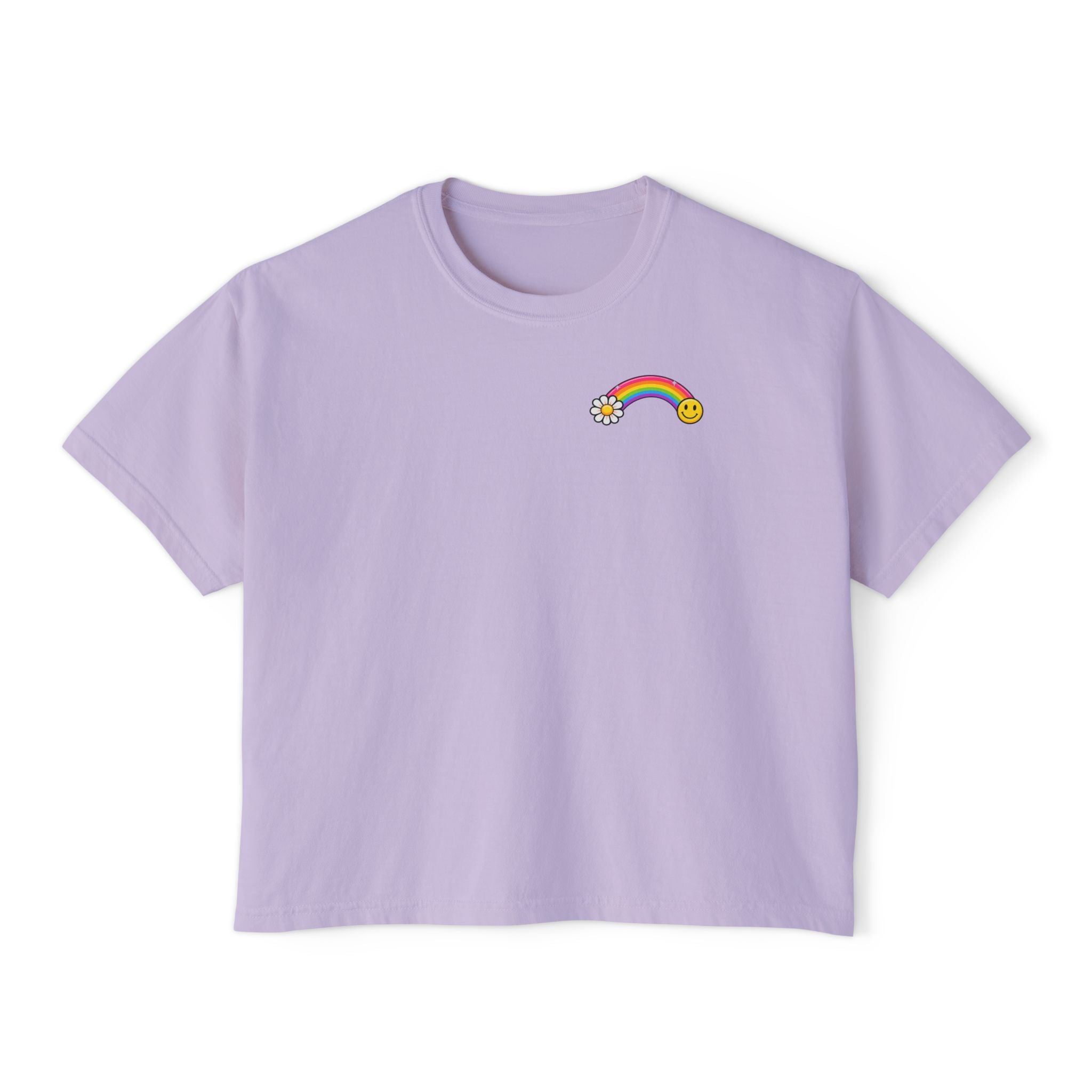 Graphic Tee — "I Don't Have the Energy to Pretend I Like You Today" Women's Boxy Shirt