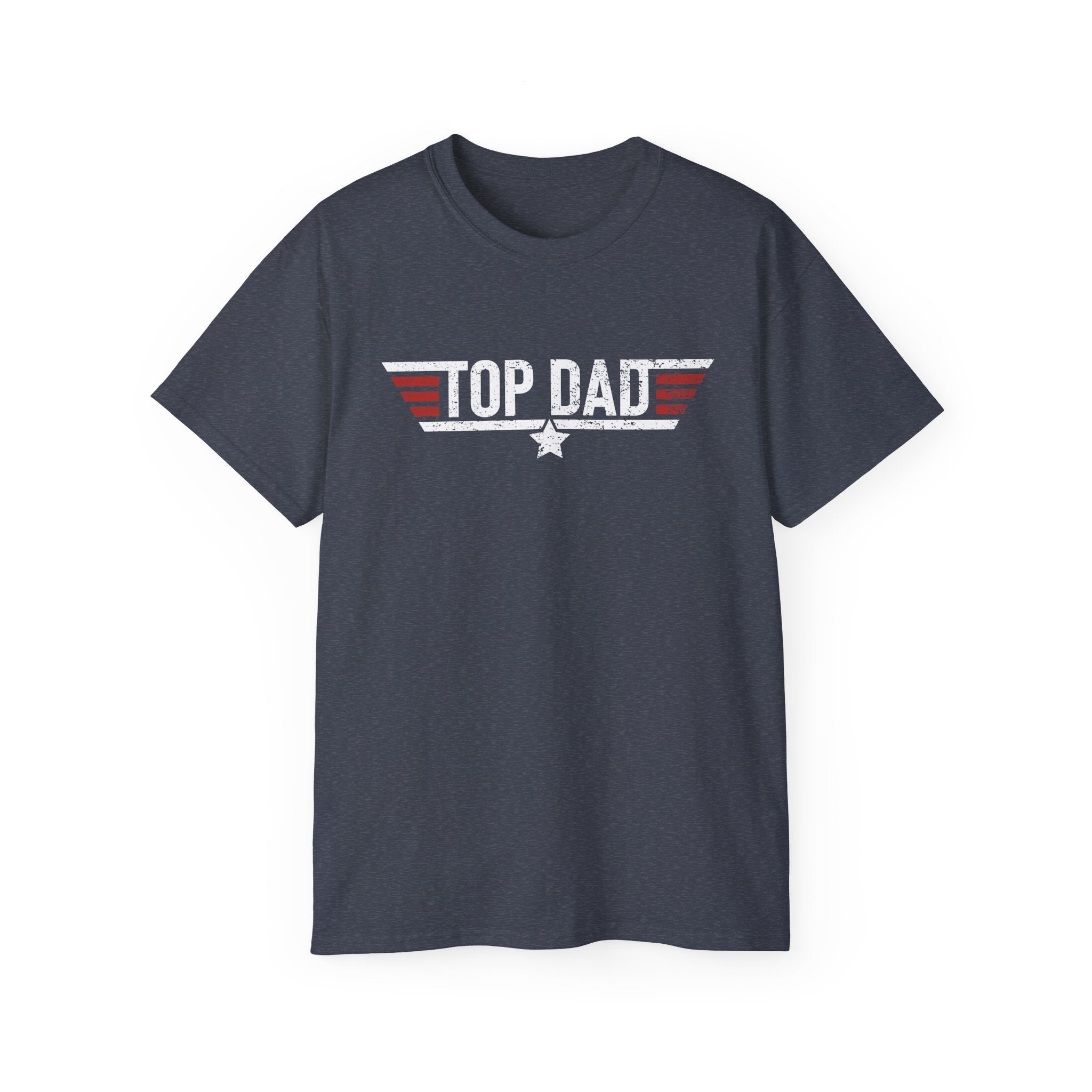 Top Dad Tee — Vintage Military Pilot-Inspired Father's Day T-Shirt