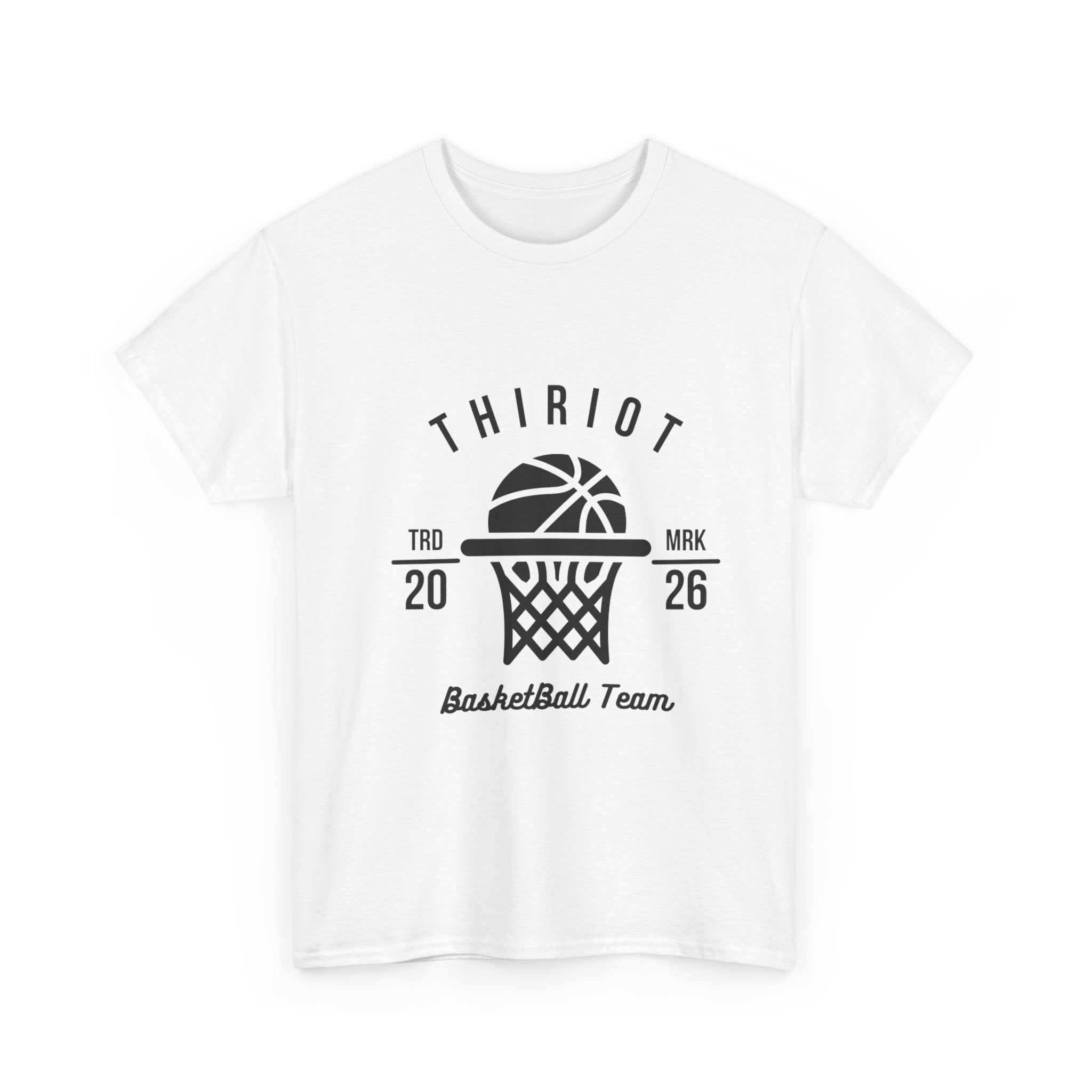 Basketball Team T-Shirt — Thiriot 2026 Hoop Logo