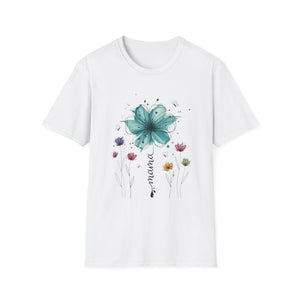 Floral 'Mama' Tee — Watercolor Bloom Mother's Day T-Shirt