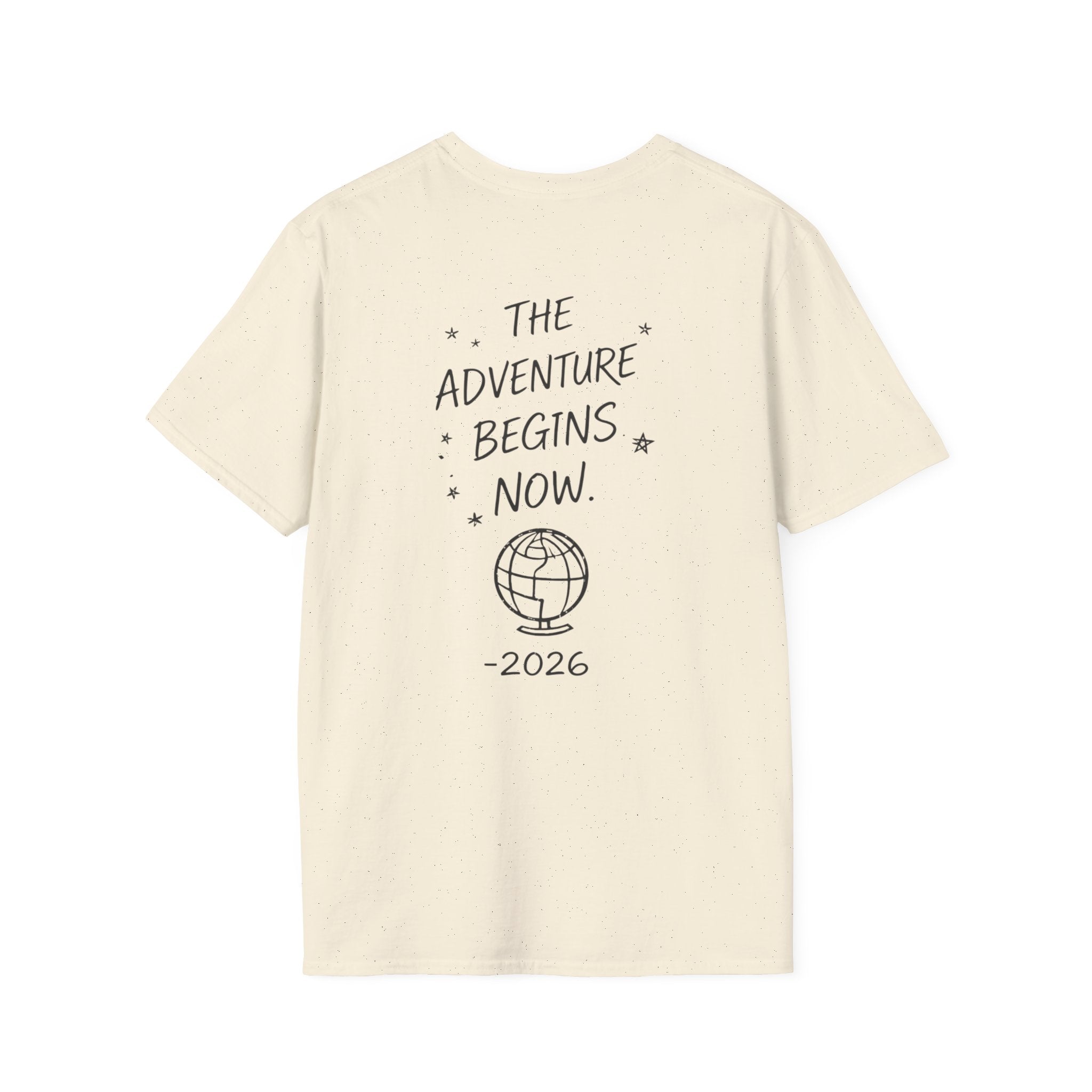 Class of 2026 Graduation T-Shirt — “The Adventure Begins Now” Senior Tee