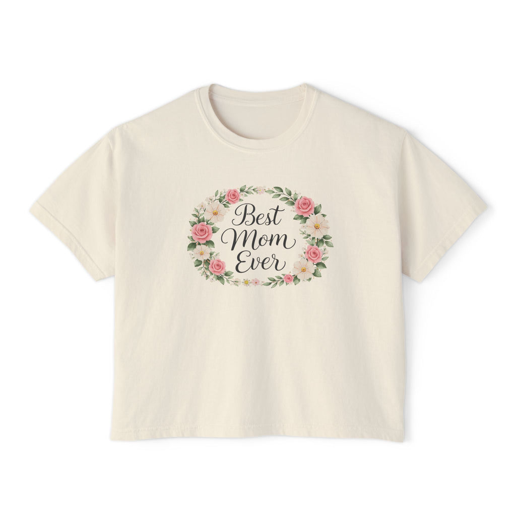 Best Mom Ever Floral  Tee