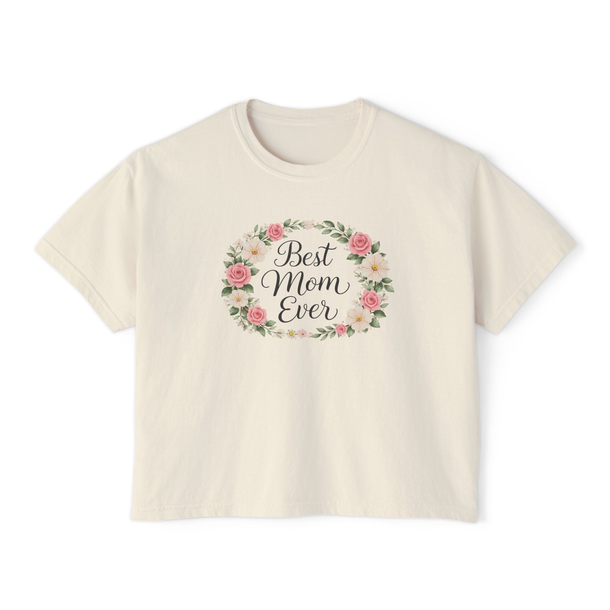 Best Mom Ever Floral  Tee