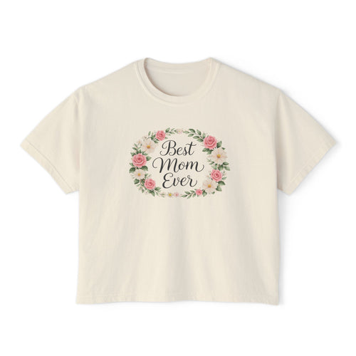 Best Mom Ever Floral  Tee